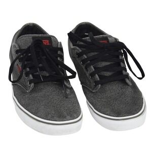 Vans Men's Size 11 Low Top Sneakers Gray Textured Lace Up Casual Shoes